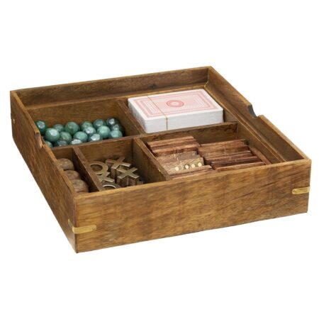 Multi-Game Set Mango Wood