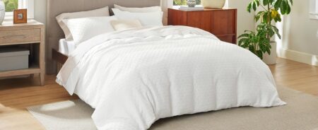 Horrockses 3D Lattice Weave Duvet Cover
